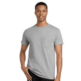 thumbnail image 5 of Gildan Ultra Cotton Pocket T-Shirt Men Short Sleeve Tee 6 oz Sport Grey - Size: XL, 5 of 6