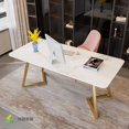 thumbnail image 1 of Italian Slate Office Desk Write Workbench Simplicity Luxury Office Desk Home Reception Executive Escritorio Furniture QF50OD My Lux Decor Round, 1 of 12