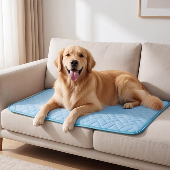 Dog Cooling Mat, Pet Cooling Mat with Non-Toxic Solid Gel, Self-Cooling Pad for Dogs, Waterproof, Durable Cooling Bed for Indoor, Outdoor, Summer