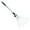 Black, variant on XYKA Telescopic Garden Rake Adjustable Extendable Hand Rake for Leaves Grass and Debris Lightweight Durable Patio Lawn Yard Tool with Comfort Grip Extends up to 74cm Perfect for Narrow Beds Borders