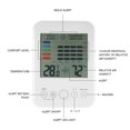 thumbnail image 2 of Billuyoard Termómetro digital LCD para interiores, molde higrómetro, pantalla de nivel de comodidad, medidor de humedad y temperatura para el Termómetros, 2 of 5