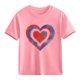 thumbnail image 1 of Blusas y camisas de manga corta con cuello redondo para niños y niñas, camisetas gráficas de manga corta, blusas con estampados bonitos para la temporada escolar., 1 of 9