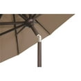 thumbnail image 6 of Simply Shade Catalina Octagon Push Button Tilt Umbrella in Bronze/Jockey Red, 6 of 7
