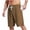 Coffee, variant on Men's Workout Shorts Lightweight Side Split Sweat Shorts Breathable Soft Summer Bermuda Shorts for Fitness Athletic