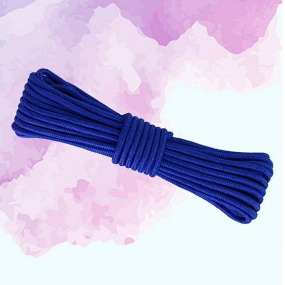 YSNOOWE Outdoor Camping Rope 6mm Blue 30m High Strength and Weatherproof 1Pack