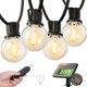 thumbnail image 1 of Cadena de luces solares adicionales de 31 pies, 13 bombillas G40, control remoto IP65, 1 of 9