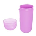 thumbnail image 7 of Unique Bargains Portable Toothbrush Case with Hook Traveling Toothbrush Holders Case Plastic Purple 8.07"x2.36"x1.38", 7 of 7