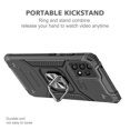 thumbnail image 4 of FIEWESEY for Samsung Galaxy A53 5G Phone Case Military Grade Drop Rugged Cover Anti-Scratch Protective 360° Rotate Kickstand Sturdy Shockproof Phone Cover for Samsung Galaxy A53 5G(Black), 4 of 7