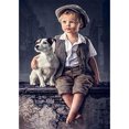 thumbnail image 1 of Taladro de pintura de diamante (DE8861) 5D DIY Animal Boy imagen completa punto de cruz (T380) 45x60cm Hugtrwg Para estrenar, 1 of 1