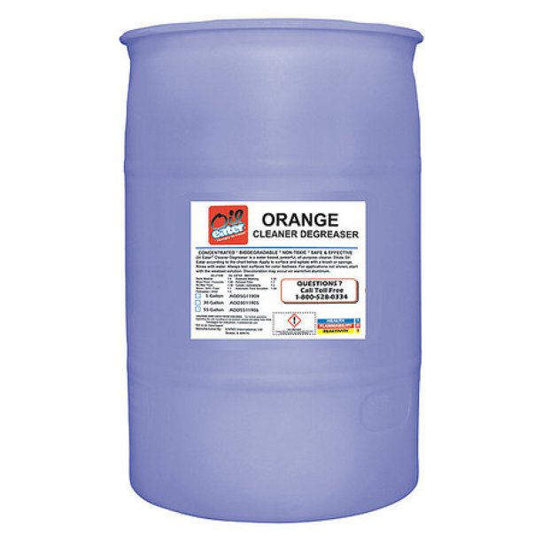 OIL EATER AOD5511906 Cleaner Degreaser,Orange Scent,55 Gal Walmart