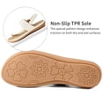 thumbnail image 5 of Ecetana Sandals for Women Woven Flat Sandals with Elasticity Ankle Strap Comfortable Pinch Toe Casual Sandals, 5 of 8