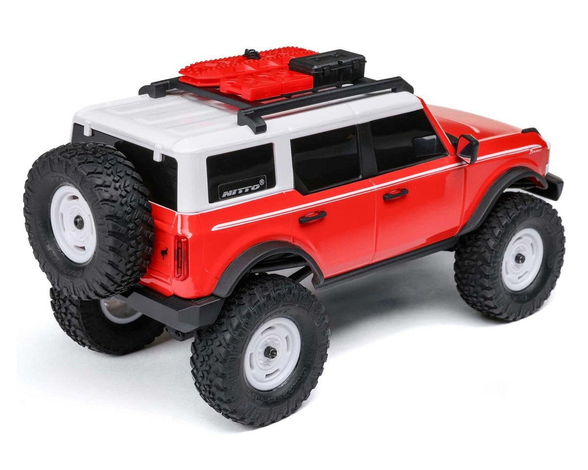 Axial RC Truck 1/24 SCX24 Ford Bronco Heritage Edition 4X4 RTR Brushed Rock Crawler Battery & Charger Included Red AXI00006V2T6