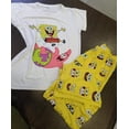 thumbnail image 1 of 2025 pijamas de personajes de dibujos animados para mujer, pantalones largos de manga corta estampados, conjunto de dos piezas, pijamas, ropa para el hogar, 1 of 4