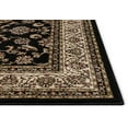 thumbnail image 4 of Infinity Home 549335 Barclay Sarouk 5 ft. 3 in. x 7 ft. 3 in. Rectangular Area Rug in Black, 4 of 5