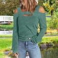 thumbnail image 4 of Camisa Casual para Mujer,Top con Hombros Descubiertos para Mujer Top con Hombros Descubiertos para Mujer Blusa Informal para Mujer Innovación Moderna, 4 of 6