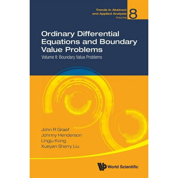 Trends in Abstract and Applied Analysis Ordin Diff Equa & Bound ..(V2), Book 8, (Paperback)
