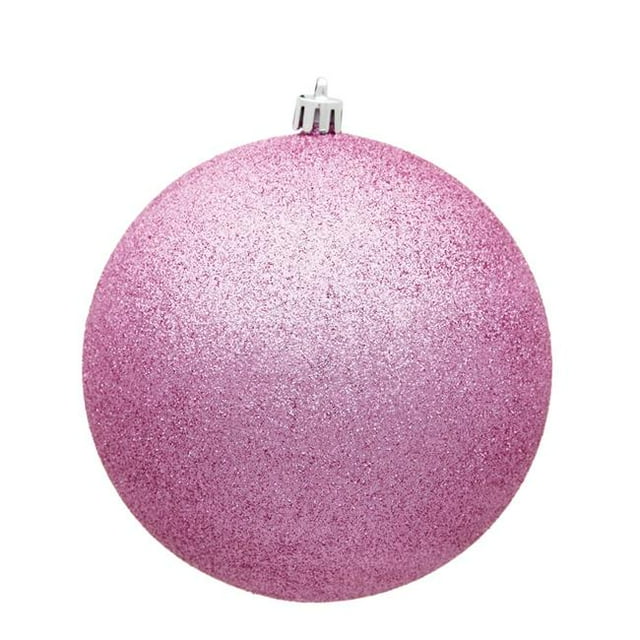 Vickerman N592579DG Boule d'Ornement de Noël 10 Po. Paillettes Roses