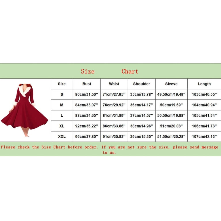 Leey-world Christmas Dresses for Women, Women's 3D Christmas Print Round Neck Casual Flared Midi Dress Red,XL