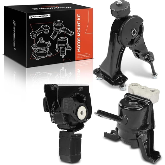 A-Premium 3PCS Engine Motor Mount Kit Compatible with Toyota Corolla 2014-2019 1.8L, Manual Transmission