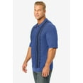 thumbnail image 3 of KingSize Men's Big & Tall No Tuck Sweater Polo, 3 of 4