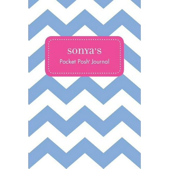Sonya's Pocket Posh Journal, Chevron, (Paperback)