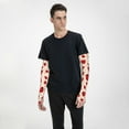 thumbnail image 5 of Bingfone Farmers Gardening Sleeves Sun Protection Arm Cooling Sleeves For Women Men With Thumb Hole - Red Ladybug, 5 of 8