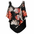 thumbnail image 3 of Jacenvly New Parent-Child Swimsuit Clearance Soft Cozy Plus Size Swimwear Trendy Swimwear Parent-Child Outfitmother Daughter Swimsuit Set Children'S and Girls Split Swimsuit Set Black, 3 of 7