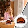 thumbnail image 2 of Daily Mix Store Fireplace Flame Aroma Humidifier - 12 Color LED Essential Oil Diffuser with Remote, 200ml Quiet Ultrasonic Cool Mist, 1/3/5H Timer for Bedroom, Office, Yoga & Home Decor, 2 of 9