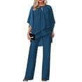 thumbnail image 4 of Women's Elegant Fashion Solid Color Loose Casual Irregular Suit, 4 of 5