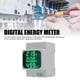 thumbnail image 3 of Medidor De Energía Multifunción, 0-120A 10-99.9Hz Medidor De Energía En Riel DIN Digital Intuitivo Para Equipos De Automatización, 3 of 7