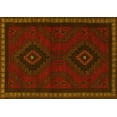 thumbnail image 1 of Ahgly Company Indoor Rectangle Persian Yellow Traditional Area Rugs, 7' x 9', 1 of 4