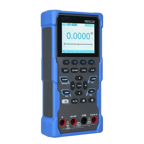 Oscilloscope, Testeur 1mhz 2-en-1 Batterie 20000 2600mah Écran Ips Testeur Rms 20000 2600mah 1mhz Hds120 Ips 1mhz 5ms/s 20000 Rms Écran Clavier Batterie Fonctionnement 2-en-1 Batterie 2.8 Pouces