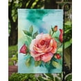 thumbnail image 3 of Oklahoma Roses in Watercolor Garden Flag 11.25 in x 15.5 in, 3 of 5