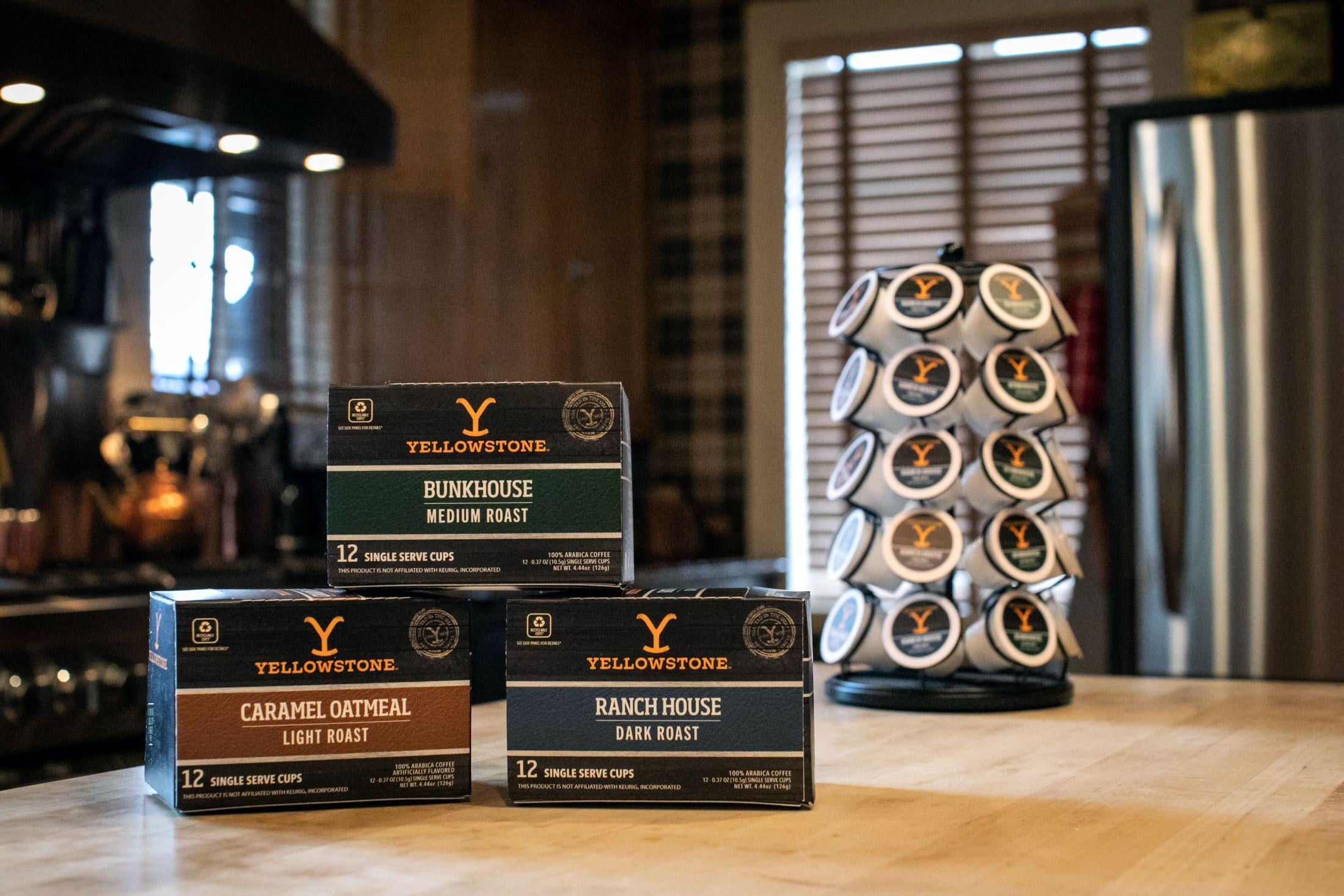Yellowstone Ranch House Dark Roast Coffee Single Serve Pods 12 ct, 6 pack