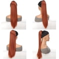 thumbnail image 5 of Long Straight Hair Synthetic Drawstring Ponytail Wear Daily and Supple Fake Ponytail Hair Accessories, 5 of 5