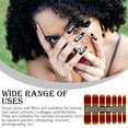 thumbnail image 2 of Nail Sticker Self-adhesive Style Not Susceptible to Allergies Waterproof Bendable Removable Paster Full Coverage Manicure Tips C1052, 2 of 7