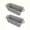 Grey, variant on 2Pcs Silicone Grills Drip Pans Replacement Silicone Grease Cup Liners Easy to Use