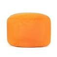 thumbnail image 1 of Gouchee Home Soleil Indoor/Outdoor Ottoman – Water-Repellent Orange Pouf with Polystyrene Bead Filling, Lightweight & Durable for Patio, Balcony, or Living Room, 1 of 6