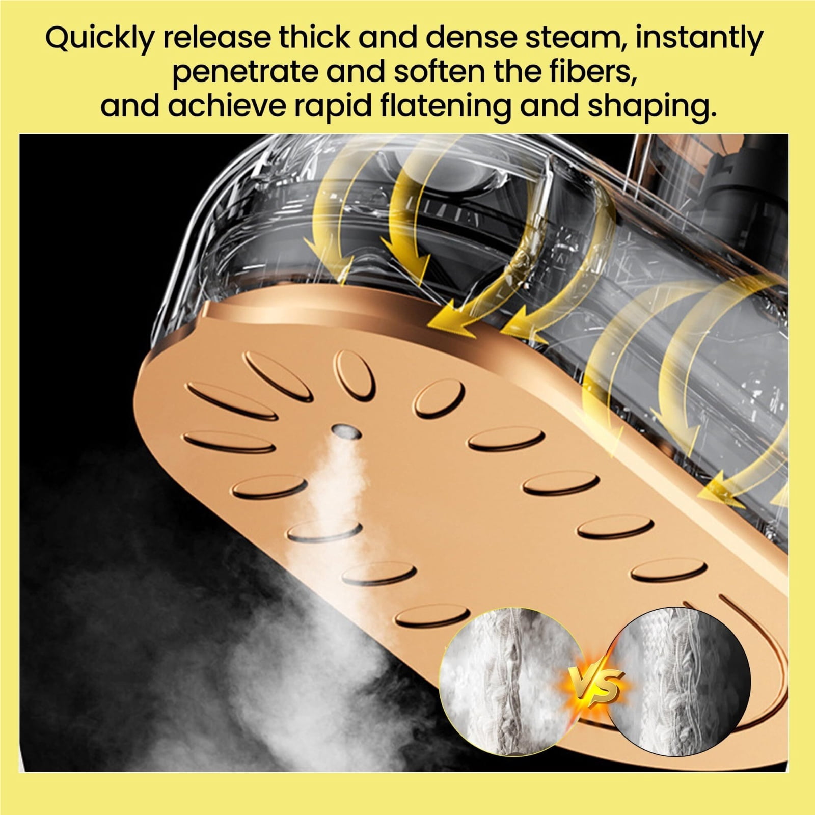 Steam Iron for Clothes, Fast Heat, Travel-Friendly, Lightweight Design, Steam & Dry Ironing