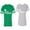 Men Green / Women Heather, variant on Fashion Prince Princess Matching Couple Cotton Jerseys (Men Green / Women Heather) (Men XXL / Women XXL)