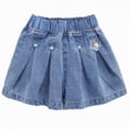 thumbnail image 4 of UAYOTSE Girls Casual Bermuda Shorts Kids Knee Length High Waisted Summer School Uniform Shorts Comfy Drawstring Short Pants With Pockets Beach Shorts Lightweight Comfy,Sizes 5-6 Years, 4 of 4