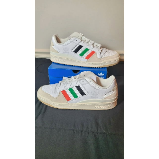 Ad-id-as Forum CL Low Mens Shoes Allover Debossed Trefoils Sneakers SZ 13 ID7963