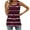 Wine, variant on asdoklhq 2026 Summer Fall Womens Tops under $5 Women's Fashion Printed Square Neck Comfortable Loose T-Shirt Sleeveless Blouse Casual Tops Orange XL