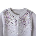 thumbnail image 6 of Esho Girls Button Down Sweaters Cardigan Long Sleeve Knitted Tops Outwear, Size 1-7 Years, 6 of 8