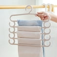 thumbnail image 3 of Perchero multifuncional para pantalones, para el hogar, ahorra espacio, de varias capas, para armario de pantalones, pinzas para ropa de 5 capas, 3 of 3