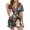 Army Green, variant on Women Outfits Short Sleeve Christmas Graphic Print Lapel Top And Shorts 2 Piece At Home Wear Women's Clothing Sets L
