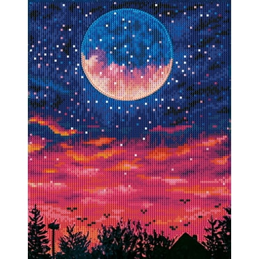DIAMOND DOTZ® Blue Moon Special Edition Diamond Painting Kit