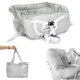 thumbnail image 2 of Cubierta de carrito de compras para bebés Silla alta universal para niños pequeños y cojín para carrito de compras Bolsa de transporte, bolsa de almacenamiento suave lavable para cochecito, 2 of 5