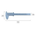 thumbnail image 3 of 150mm Double Scale Plastic Vernier Caliper For Precisions Measurement With Inch and MM Marking for School Student, 3 of 6