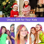 Hair Chalk Pinkiou Temporary Bright Hair Color Dye for Girls Kids, Washable Hair Chalk Set/Kit for Girls New Year Birthday Party Cosplay DIY - 8 Colors